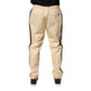 Beige Cotton Skinny Men Jogger Trouser Pants