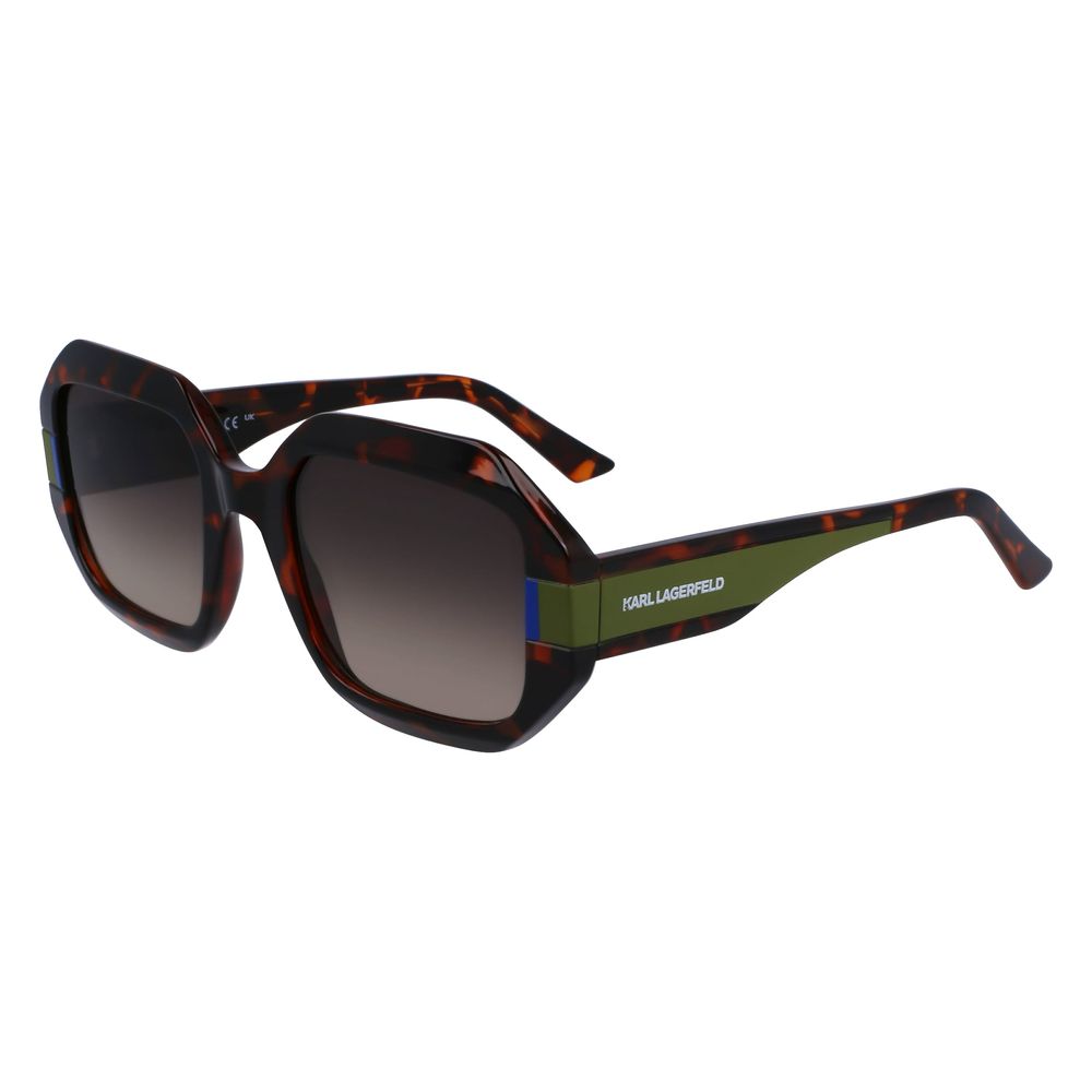 Brown Injected Sunglasses