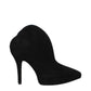 Black Leather Ankle Boots