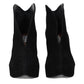 Black Leather Ankle Boots