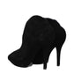 Black Leather Ankle Boots