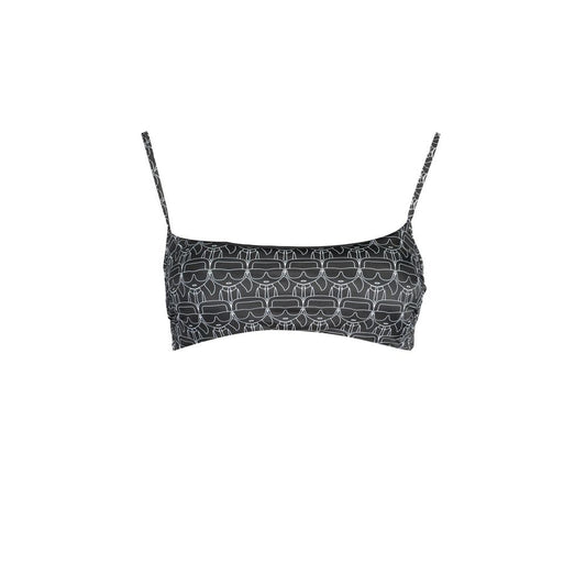 Black Polyester Women's Swimsuit