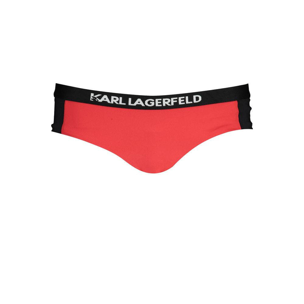Rosso Poliammide Women Swim Brief