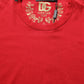 Red Goodluck 2023 Cotton Crew Neck T-shirt