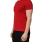 Red Goodluck 2023 Cotton Crew Neck T-shirt