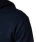 Blue Cotton Coral Logo Hooded Sweatshirt Sweater