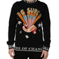 Black Super King Crew Neck Sweatshirt Sweater