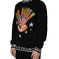 Black Super King Crew Neck Sweatshirt Sweater