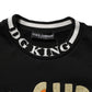 Black Super King Crew Neck Sweatshirt Sweater
