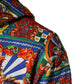 Multicolor Glamzilla Hooded Men Sweatshirt Sweater