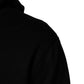 #dgfamily Black Cotton Hooded Men Sweatshirt Sweater
