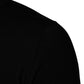 Black embroidered Logo Crew Neck Pullover Sweater