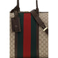 Beige Cotton Shoulder Bag