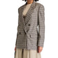 Brown Alpaca Leather Blazer
