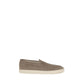 Gray Calf Leather Bos Taurus Slip-On Loafers