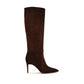 Brown Calf Leather Bos Taurus High Heel Boots