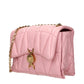 Pink Leather Shoulder Bag