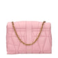 Pink Leather Shoulder Bag