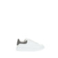 White Calf Leather Bos Taurus Platform Sneakers