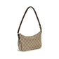 Beige Fabric Handbag