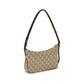 Beige Fabric Handbag