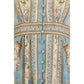 Multicolor Linen Casual Dress