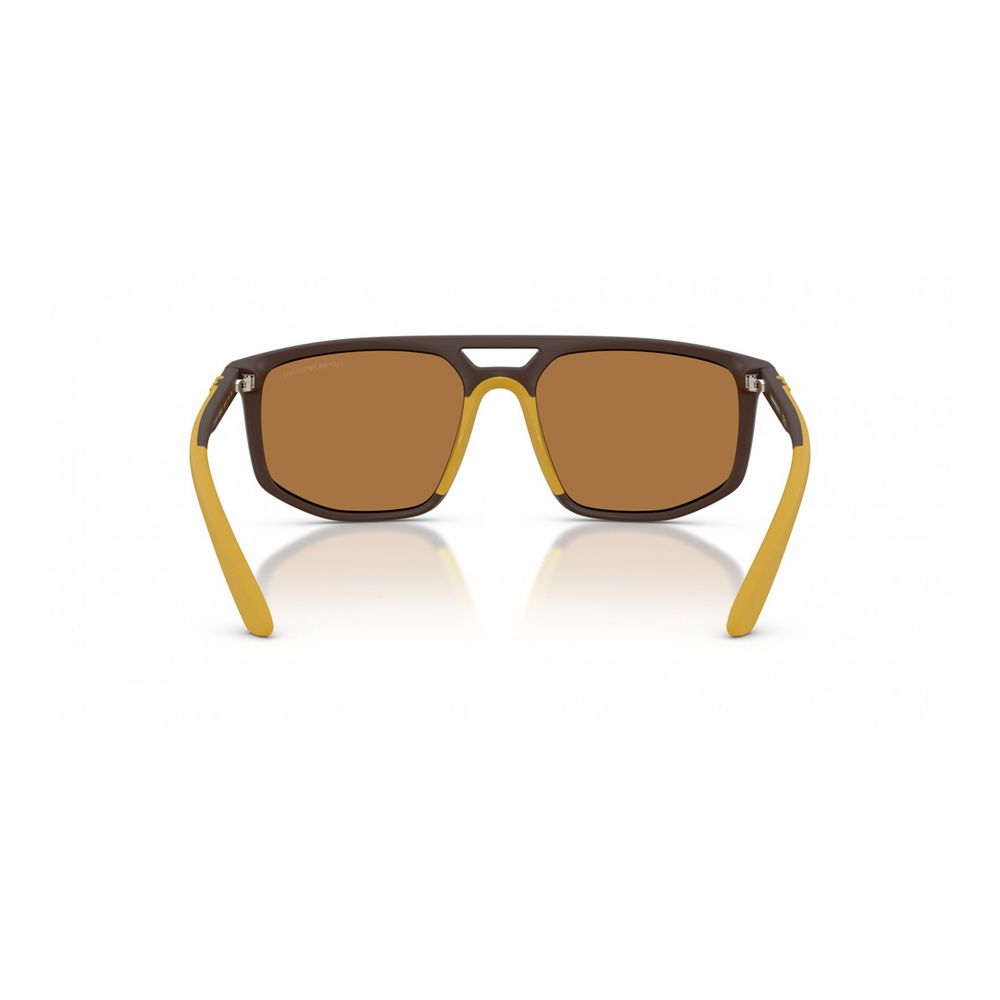 Brown Injected Sunglasses