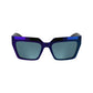 Blue Injected Sunglasses