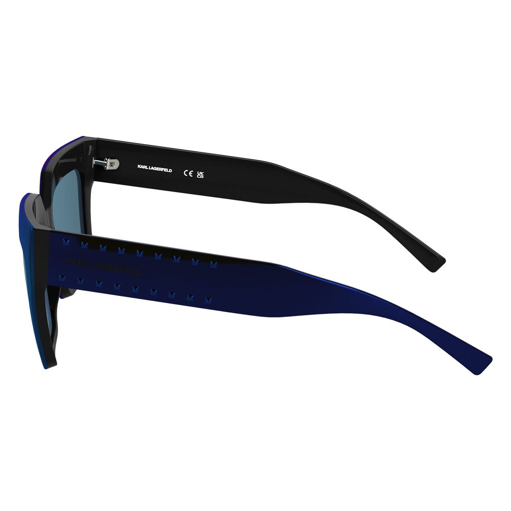 Blue Injected Sunglasses