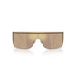 Gray Metal Sunglasses