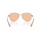 Brown Metal Sunglasses