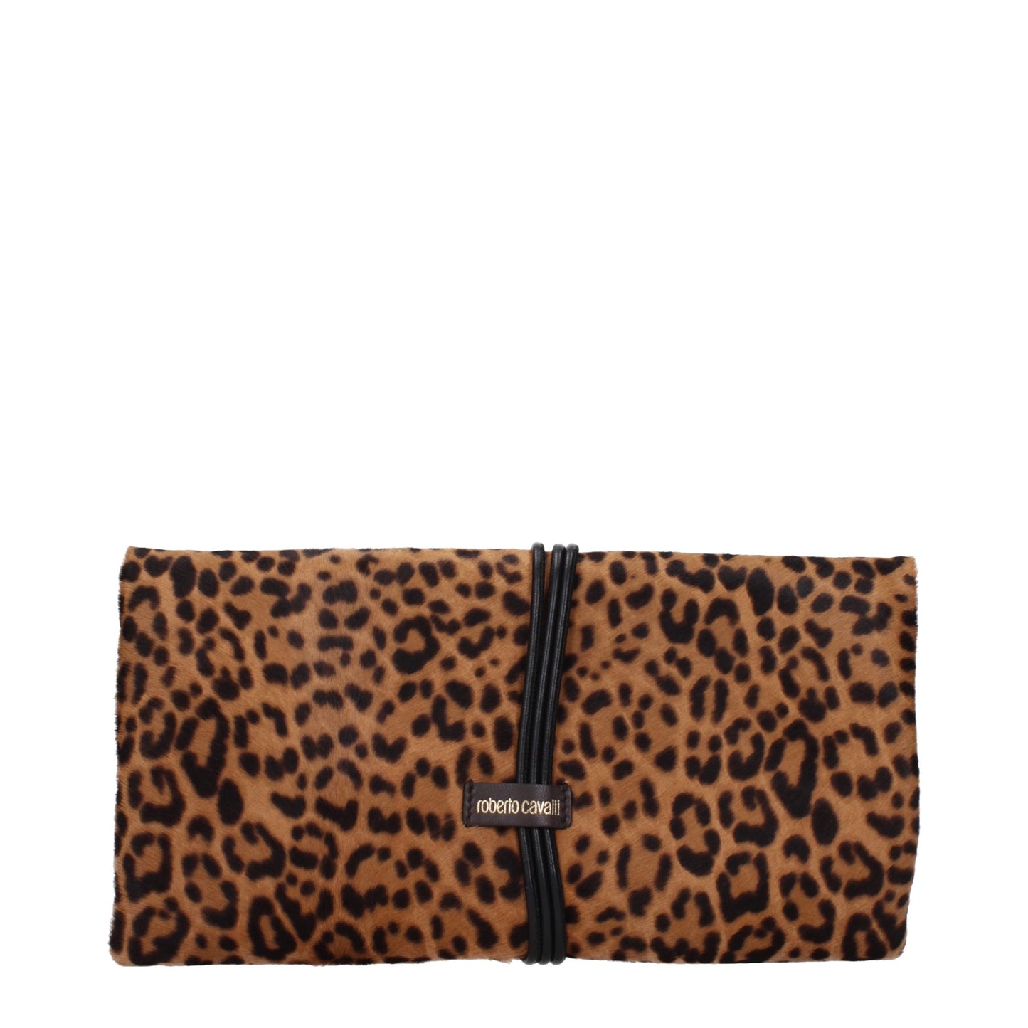 Brown Horsehair Clutch Bag