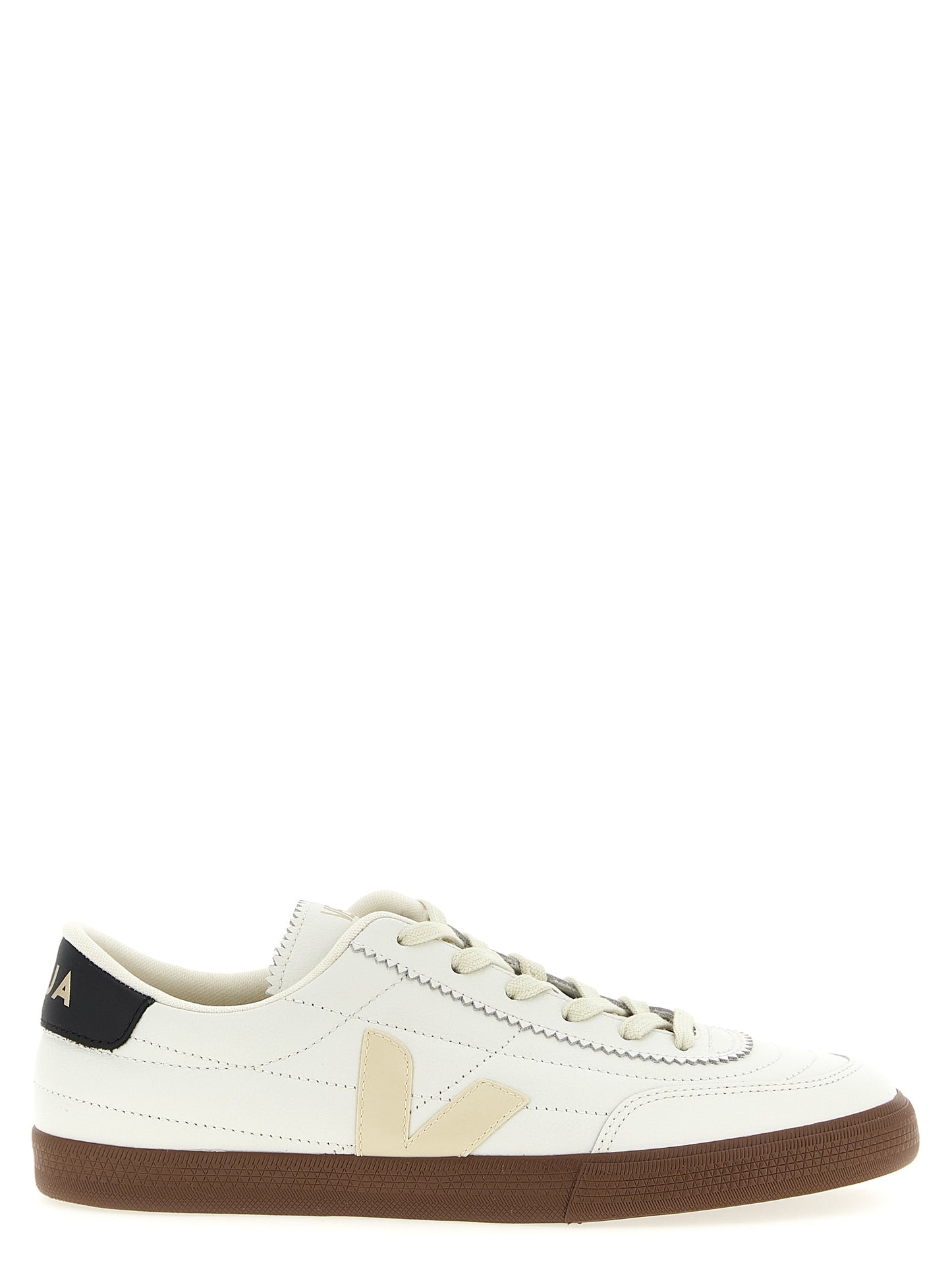 Bicolor Genuine Leather Sneakers