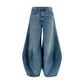 Blue Cotton Relaxed Fit Jeans