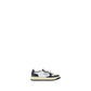 White Calf Leather Bos Taurus Athletic Sneakers