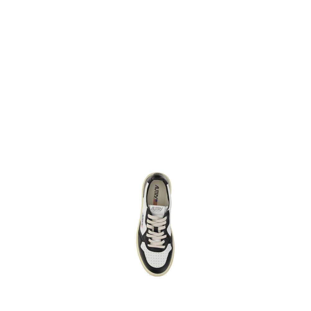 White Calf Leather Bos Taurus Athletic Sneakers