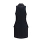 Black Wool Oves Aries Casual Dress