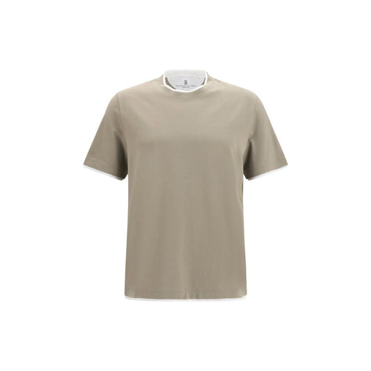 Bicolor Cotton T-Shirt