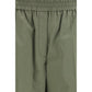 Bicolor Cotton Casual Pants