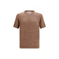 Brown Linen T-Shirt