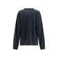 Black Cotton Sweatshirt