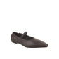 Brown Leather Ballet Flats