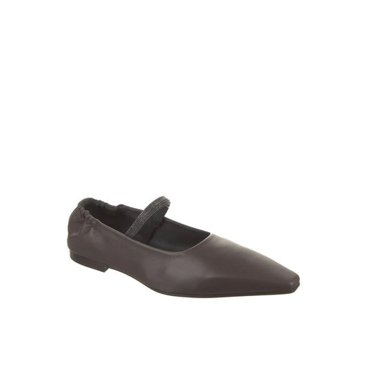 Brown Leather Flats