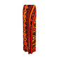 Orange Viscose Long Skirt