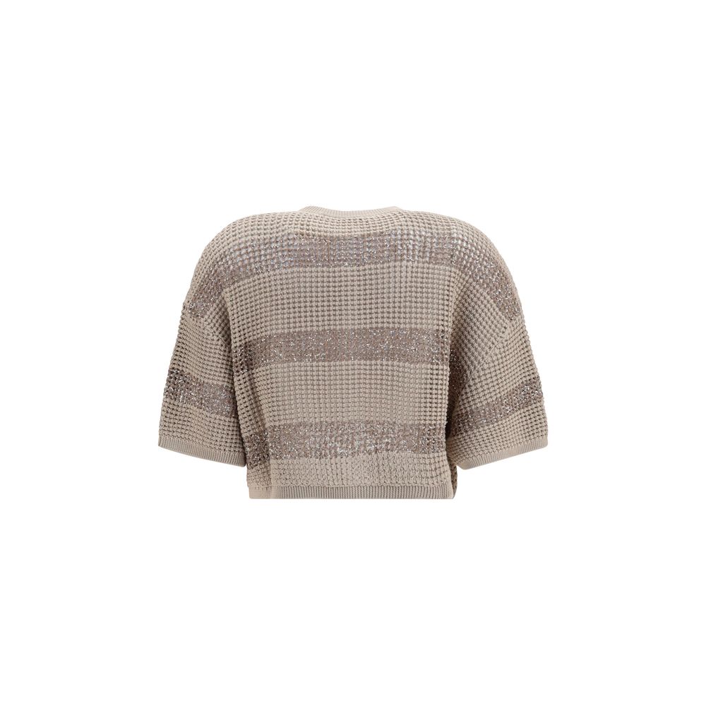 Beige Cotton Cardigan