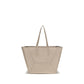 Beige Calf Leather Bos Taurus Shoulder Bag