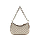 Beige Fabric Handbag