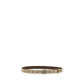 Beige Fabric Thin Belt