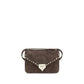 Brown Suede Leather Shoulder Bag
