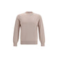 Beige Cotton Sweatshirt